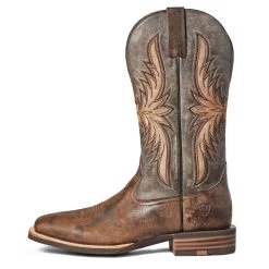 Ariat Men's Crosswire Worn Graphite Square Toe Boots 10035918 -ARIAT Cowboy Gear S21 MNS WEST 10035918 side