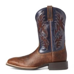 Ariat Men's Sport Cool VentTEK™ Blue Square Toe Boots 10035928 -ARIAT Cowboy Gear S21 MNS WEST 10035928 side 3313f664 8e4e 4541 885b ca88fc46bd7c