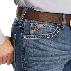 Ariat Men's Owens M2 Traditional Relaxed Boot Cut Jeans 10036071 -ARIAT Cowboy Gear S21 MNS WEST 10036071 detail02