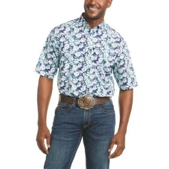 Ariat Men's Pari Casual Series Short Sleeve Button Down Shirt 10036292