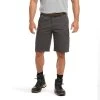 Ariat Mens Rebar Relaxed Durastretch Rebar Grey Cargo Shorts 10034681 -ARIAT Cowboy Gear S21 MNS WORK 10034681 front