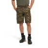 Ariat Mens Rebar Relaxed Durastretch Olive Camo Cargo Shorts 10034723 2 Ariat Mens Rebar Relaxed Durastretch Olive Camo Cargo Shorts 10034723 -ARIAT Cowboy Gear S21 MNS WORK 10034723 front