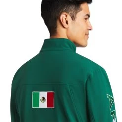 Ariat Men's New Team Verde Softshell Jacket 10039459 -ARIAT Cowboy Gear S22 MNS ENGL 10039459 detail01f