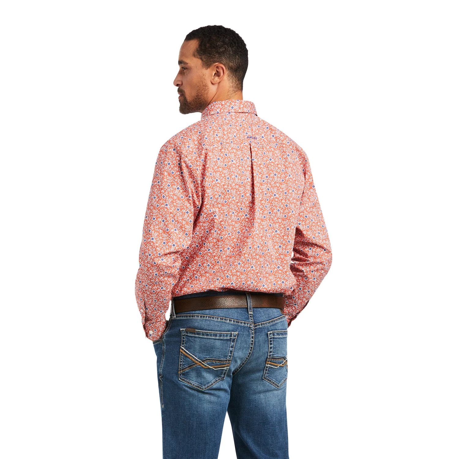 Ariat® Men's Alejandro Classic Ginger Spice Long Sleeve Shirt 10039250 4 Ariat® Men's Alejandro Classic Ginger Spice Long Sleeve Shirt 10039250 - Image 2