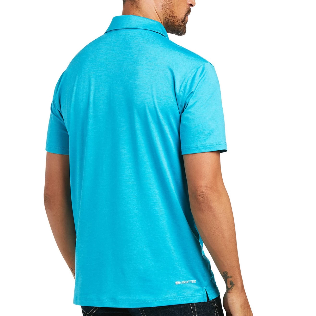 Ariat Men's Charger 2.0 Fitted Hawaiian Sunset Polo Short Sleeve Shirt 10039550 4 Ariat Men's Charger 2.0 Fitted Hawaiian Sunset Polo Short Sleeve Shirt 10039550 - Image 2