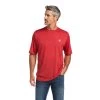 Ariat Men's Charger Vertical Flag Scooter Red T-Shirt 10039552 -ARIAT Cowboy Gear S22 MNS WEST 10039552 front 1