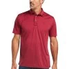 Ariat® Men's Oxford Stripe Rubaiyat Polo Short Sleeve Shirt 10039557 -ARIAT Cowboy Gear S22 MNS WEST 10039557 front