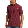Ariat® Men's VentTEK Outbound Fitted Red Short Sleeve Shirt 10039578 2 Ariat® Men's VentTEK Outbound Fitted Red Short Sleeve Shirt 10039578 -ARIAT Cowboy Gear S22 MNS WEST 10039578 front d2791e9b c6e5 410e b1bd cbabf904fc7a