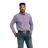Ariat Men's Pro Team Tundra Classic Imperial Violet Shirt 10039660 -ARIAT Cowboy Gear S22 MNS WEST 10039660 front 1