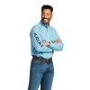 Ariat® Men's Team Stellan Fitted Riviera Button Down Shirt 10039692 2 Ariat® Men's Team Stellan Fitted Riviera Button Down Shirt 10039692 -ARIAT Cowboy Gear S22 MNS WEST 10039692 front 2