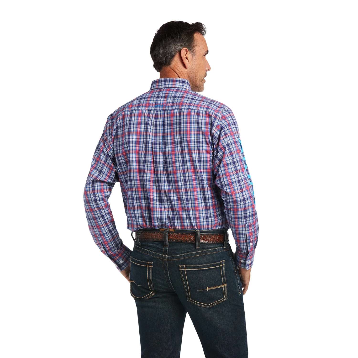 Ariat® Men's Pro Team Classic Button Down T-Shirt 10039733 4 Ariat® Men's Pro Team Classic Button Down T-Shirt 10039733 - Image 2