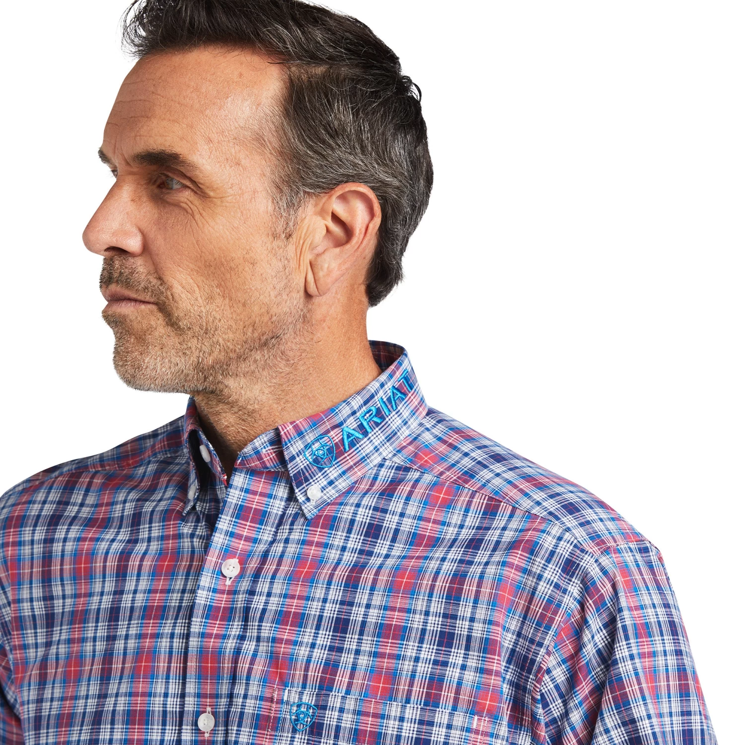 Ariat® Men's Pro Team Classic Button Down T-Shirt 10039733 5 Ariat® Men's Pro Team Classic Button Down T-Shirt 10039733 - Image 3