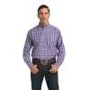 Ariat® Men's Pro Team Classic Button Down T-Shirt 10039733 -ARIAT Cowboy Gear S22 MNS WEST 10039733 front