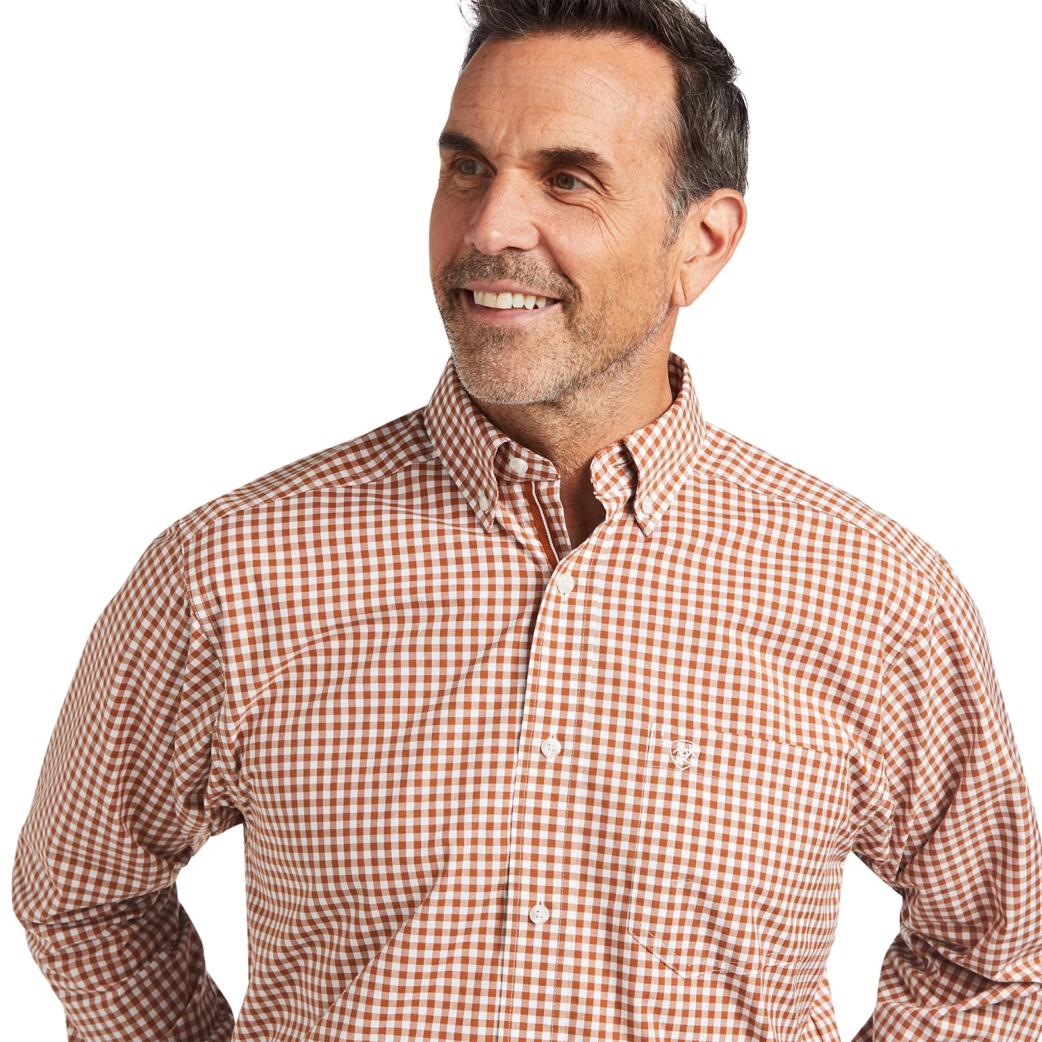 Ariat Men's Pro Series Kash Caramel Cafe Long Sleeve Button Down Shirt 10039751 4 Ariat Men's Pro Series Kash Caramel Cafe Long Sleeve Button Down Shirt 10039751 - Image 2