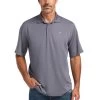 Ariat® Men's Ambition Carbon Zero Short Sleeve Polo Shirt 10039801 -ARIAT Cowboy Gear S22 MNS WEST 10039801 full