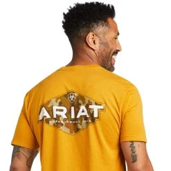 Ariat® Men's Woodlands Buckthorn Heather Short Sleeve T-Shirt 10039923 -ARIAT Cowboy Gear S22 MNS WEST 10039923 detail01