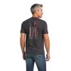 Ariat® Men's Short Sleeve Charcoal Heather Farm T-Shirt 10039930 2 Ariat® Men's Short Sleeve Charcoal Heather Farm T-Shirt 10039930 -ARIAT Cowboy Gear S22 MNS WEST 10039930 back