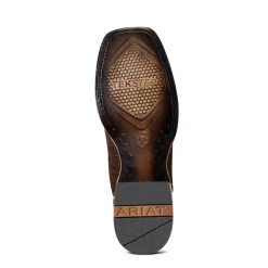 Ariat Men's Circuit Rockridge Dark Coffee & Conch Tan Boots 10040241 -ARIAT Cowboy Gear S22 MNS WEST 10040241 sole