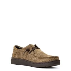 Ariat Men's Hilo Stretch Lace Heather Tan Sip On Shoes 10040444 10 Ariat Men's Hilo Stretch Lace Heather Tan Sip On Shoes 10040444 -ARIAT Cowboy Gear S22 MNS WEST 10040444 medial