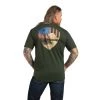 Ariat Men's Rebar Workman Working Dog Deep Forest T-shirt 10039178 -ARIAT Cowboy Gear S22 MNS WORK 10039178 back