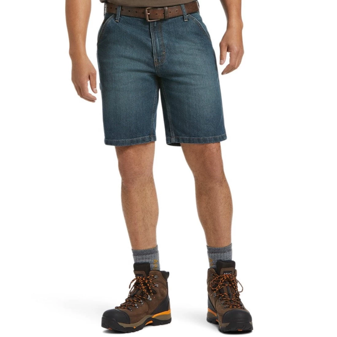 Ariat® Men's Rebar M4 DuraStretch Denim Utility Short 10039286 3 Ariat® Men's Rebar M4 DuraStretch Denim Utility Short 10039286