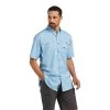 Ariat® Men's Rebar Made Tough Blue DuraStretch Work Shirt 10039325 -ARIAT Cowboy Gear S22 MNS WORK 10039325 front