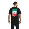 Ariat Men's Rebar Cotton Strong Mexico Pride Black T-shirt 10039620 2 Ariat Men's Rebar Cotton Strong Mexico Pride Black T-shirt 10039620 -ARIAT Cowboy Gear S22 MNS WORK 10039620 back