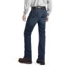 Ariat® Men's FR M7 Slim DuraStretch™ Shale Straight Leg Jean 10039674 -ARIAT Cowboy Gear S22 MNS WORK 10039674 back 5f749fd1 921e 433e 91a3 4a380af8b184
