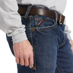 Ariat® Men's FR M7 Slim DuraStretch™ Shale Straight Leg Jean 10039674 -ARIAT Cowboy Gear S22 MNS WORK 10039674 detail01 be2808fc b1b9 4ad0 8885 4886a7feca19