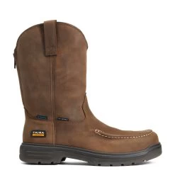 Ariat Men's Turbo Pull On Moc Carbon Toe H2O Boots 10040396 -ARIAT Cowboy Gear S22 MNS WORK 10040396 side