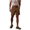 Ariat® Men's Tek 8" Teak Brown Shorts 10043181 -ARIAT Cowboy Gear S23 MNS WEST 10043181 front