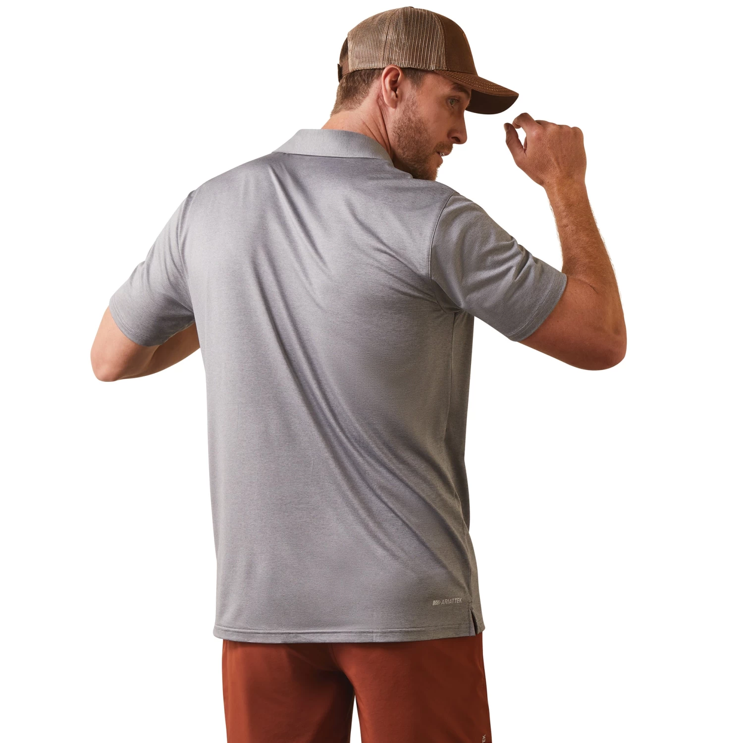 Ariat® Men's Charger 2.0 Fitted Cloud Cover Polo Shirt 10043342 4 Ariat® Men's Charger 2.0 Fitted Cloud Cover Polo Shirt 10043342 - Image 2