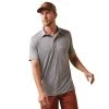 Ariat® Men's Charger 2.0 Fitted Cloud Cover Polo Shirt 10043342 -ARIAT Cowboy Gear S23 MNS WEST 10043342 front