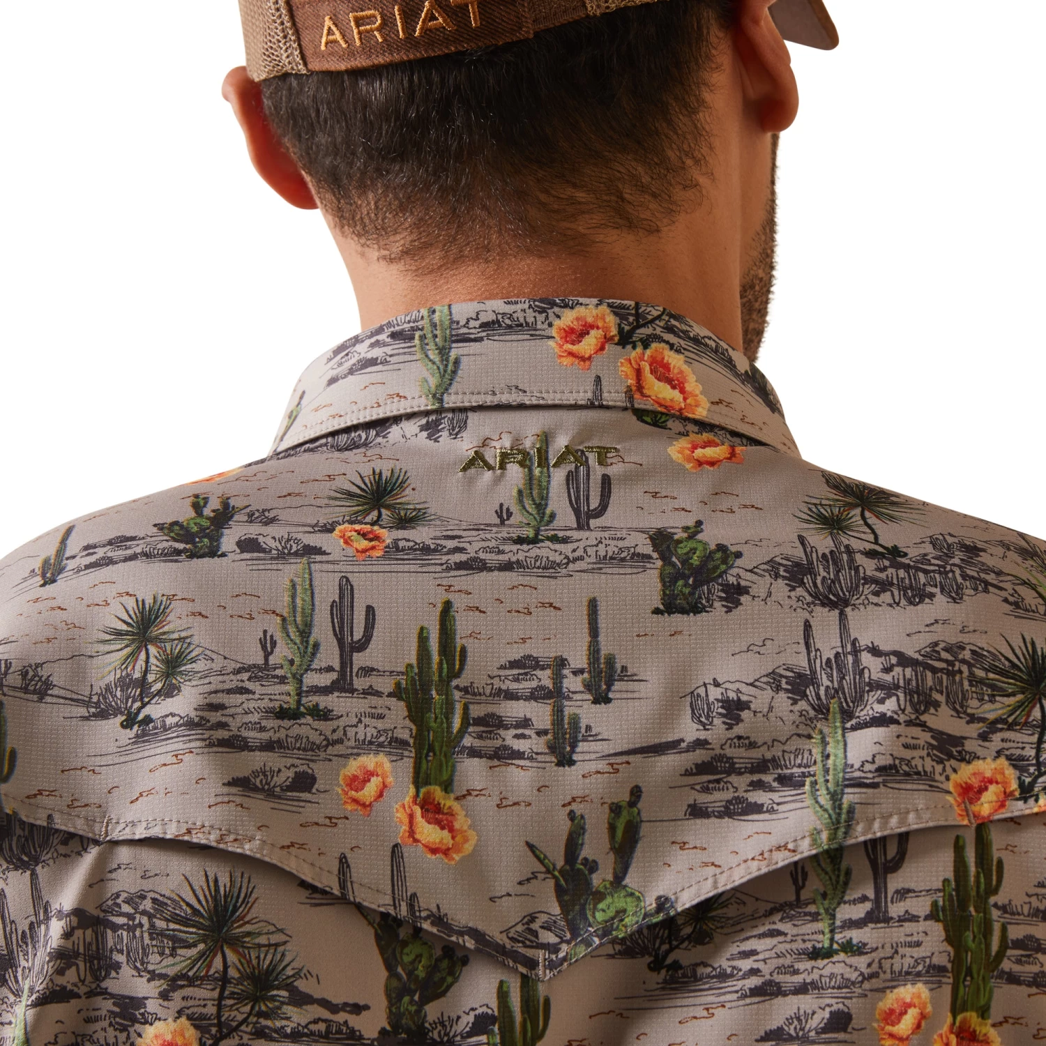 Ariat Men's VentTEK Western Dove Desert Scape Button Down Shirt 10043431 6 Ariat Men's VentTEK Western Dove Desert Scape Button Down Shirt 10043431 - Image 4