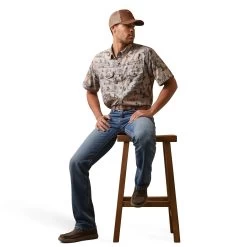 Ariat Men's VentTEK Western Dove Desert Scape Button Down Shirt 10043431 11 Ariat Men's VentTEK Western Dove Desert Scape Button Down Shirt 10043431 -ARIAT Cowboy Gear S23 MNS WEST 10043431 full