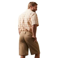 Ariat® Men's Pro Series Koa Golden Rod Button Down Shirt 10043641 7 Ariat® Men's Pro Series Koa Golden Rod Button Down Shirt 10043641 -ARIAT Cowboy Gear S23 MNS WEST 10043641 back