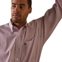 Ariat® Men's Wrinkle Free Oakly White Button Down Shirt 10043857 10 Ariat® Men's Wrinkle Free Oakly White Button Down Shirt 10043857 -ARIAT Cowboy Gear S23 MNS WEST 10043857 detail02