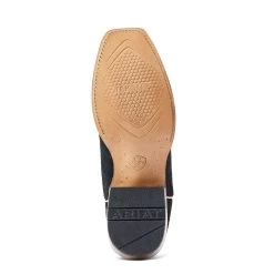 Ariat® Men's Futurity Showman Black Roughout & Roaring Turquoise Western Boots 10044498 -ARIAT Cowboy Gear S23 MNS WEST 10044498 sole