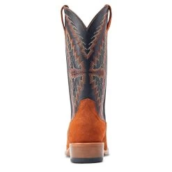 Ariat® Men's Futurity Showman Dark Copper Roughout & Black Western Boots 10044524 12 Ariat® Men's Futurity Showman Dark Copper Roughout & Black Western Boots 10044524 -ARIAT Cowboy Gear S23 MNS WEST 10044524 heel