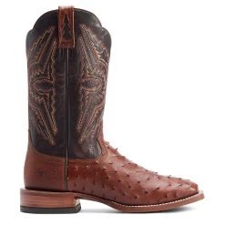 Ariat Men's Broncy Cinnamon Full QuillDark Auburn Western Boots 10044576 -ARIAT Cowboy Gear S23 MNS WEST 10044576 side11