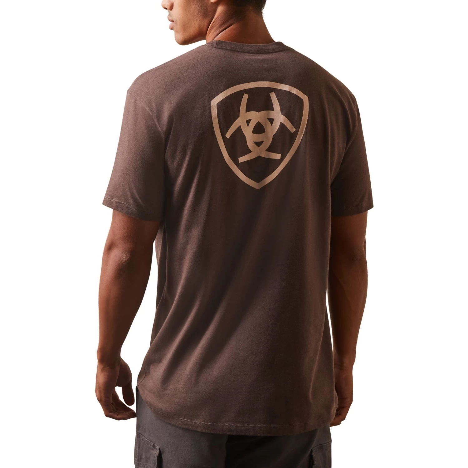 Ariat® Men's Corps Brown Heather Graphic T-Shirt 10044756 3 Ariat® Men's Corps Brown Heather Graphic T-Shirt 10044756