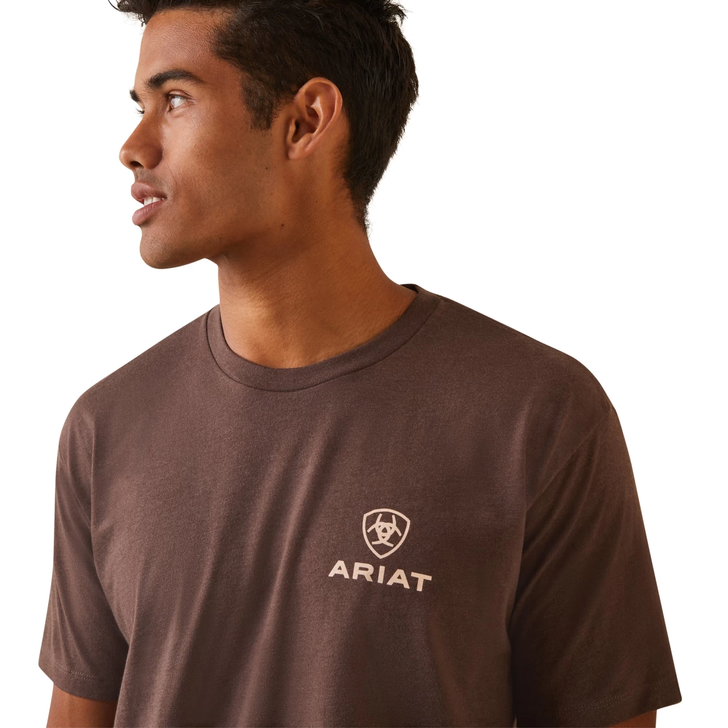 Ariat® Men's Corps Brown Heather Graphic T-Shirt 10044756 6 Ariat® Men's Corps Brown Heather Graphic T-Shirt 10044756 - Image 4