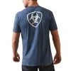 Ariat® Men's Corps Sailor Blue Heather Graphic T-Shirt 10044757 -ARIAT Cowboy Gear S23 MNS WEST 10044757 back
