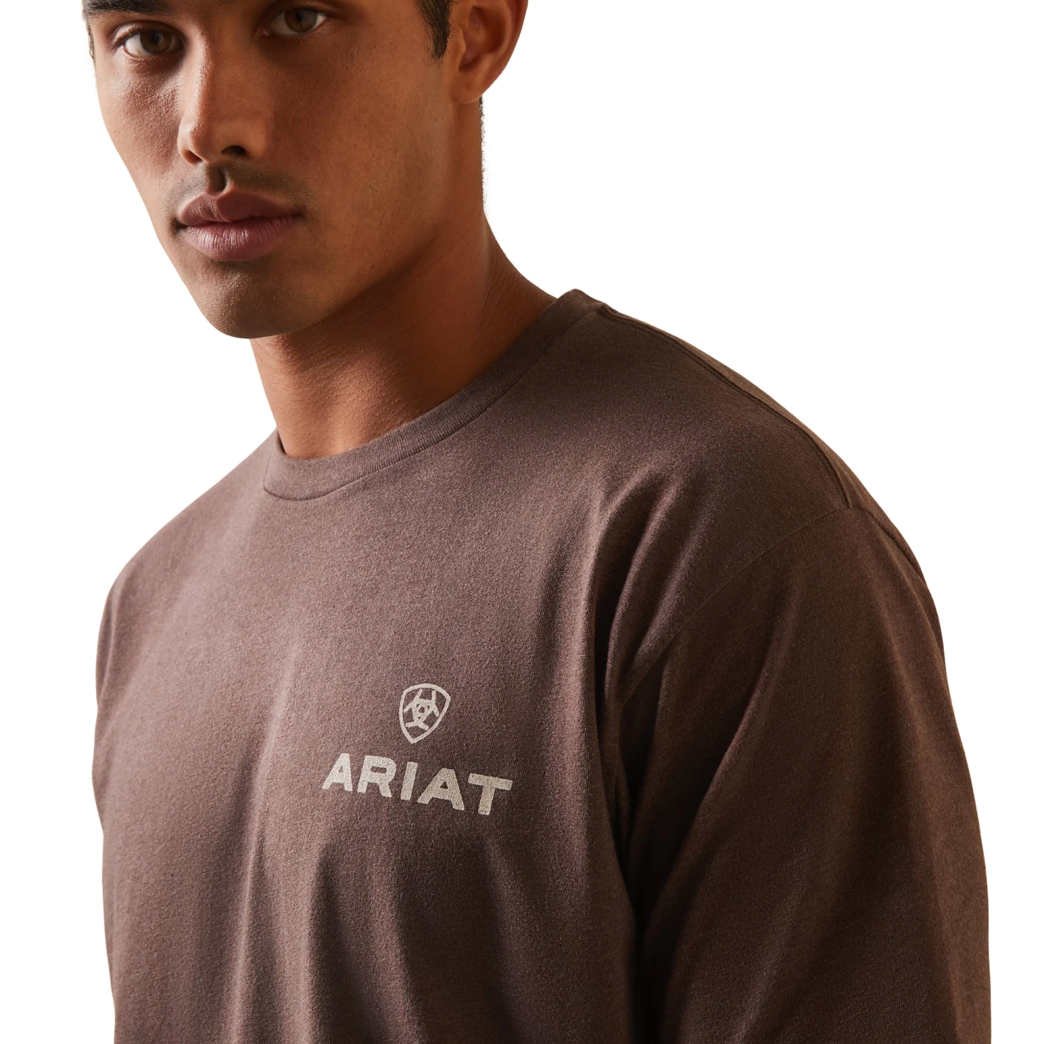 Ariat® Men's Patch Brown Heather Graphic T-Shirt 10044758 6 Ariat® Men's Patch Brown Heather Graphic T-Shirt 10044758 - Image 4