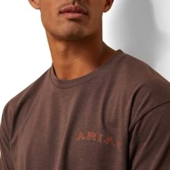 Ariat® Men's Farm Truck Brown Heather Graphic T-Shirt 10044768 11 Ariat® Men's Farm Truck Brown Heather Graphic T-Shirt 10044768 -ARIAT Cowboy Gear S23 MNS WEST 10044768 detail01