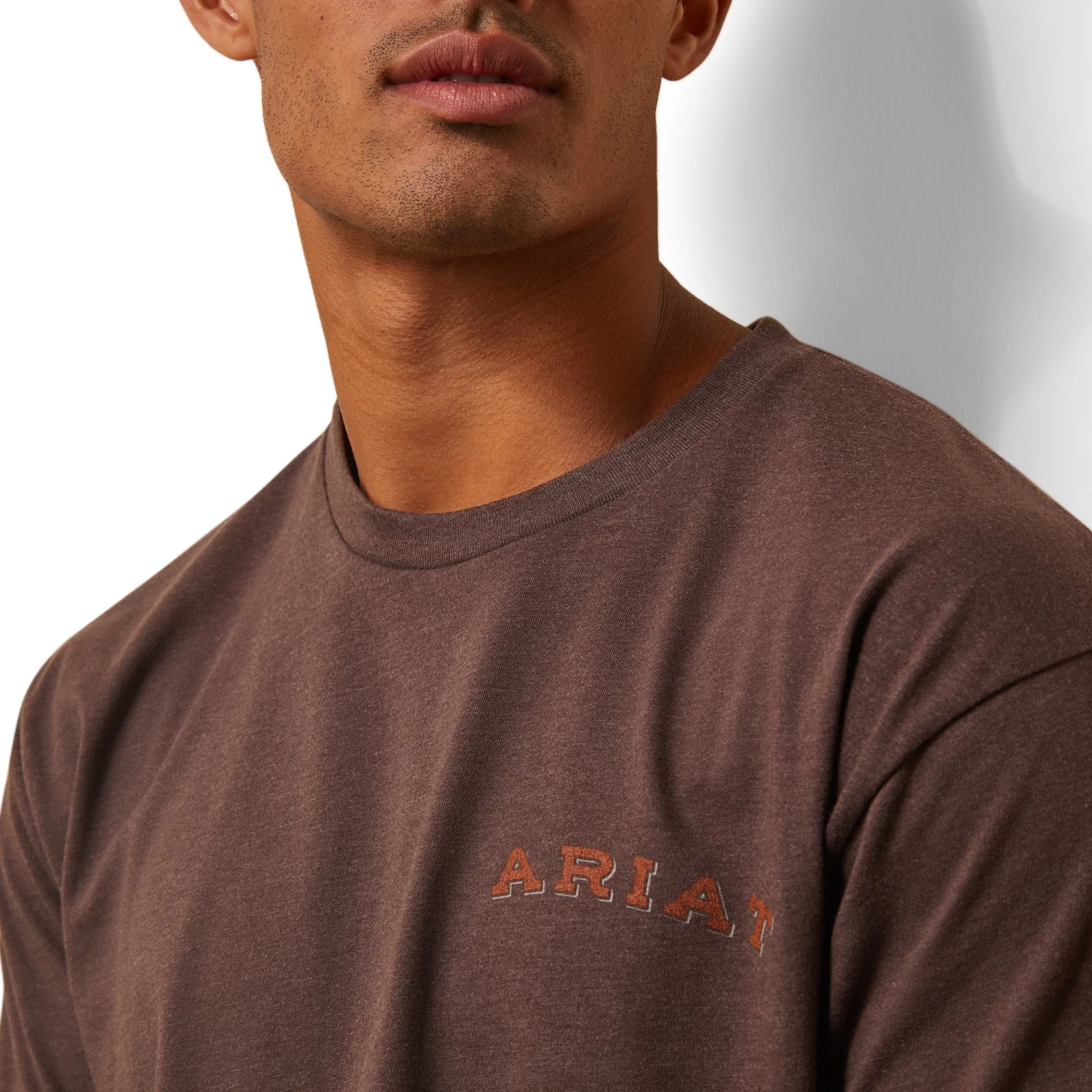 Ariat® Men's Farm Truck Brown Heather Graphic T-Shirt 10044768 7 Ariat® Men's Farm Truck Brown Heather Graphic T-Shirt 10044768 - Image 5