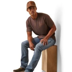 Ariat® Men's Farm Truck Brown Heather Graphic T-Shirt 10044768 9 Ariat® Men's Farm Truck Brown Heather Graphic T-Shirt 10044768 -ARIAT Cowboy Gear S23 MNS WEST 10044768 full