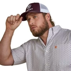 Ariat® Men's Mayson Casual Series White Button Down Shirt 10044987 10 Ariat® Men's Mayson Casual Series White Button Down Shirt 10044987 -ARIAT Cowboy Gear S23 MNS WEST 10044987 detail01