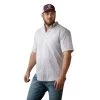 Ariat® Men's Mayson Casual Series White Button Down Shirt 10044987 -ARIAT Cowboy Gear S23 MNS WEST 10044987 front