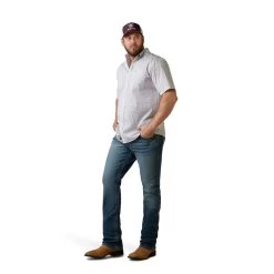 Ariat® Men's Mayson Casual Series White Button Down Shirt 10044987 9 Ariat® Men's Mayson Casual Series White Button Down Shirt 10044987 -ARIAT Cowboy Gear S23 MNS WEST 10044987 full